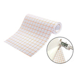Maxbell Grey&Orange Grid Clear Transfer Paper Tape Roll for Vinyl Crafts Hobby