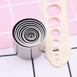 Maxbell 2 Set Polymer Clay Cutter Shapes Puncher Hole Punch Metal Mold