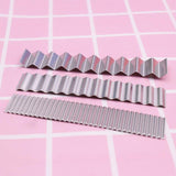 Maxbell 2 Set Polymer Clay Cutter Shapes Puncher Hole Punch Metal Mold