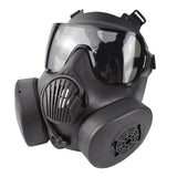 Maxbell 2xFull Face Mask Respirator CS Perspiration Face Protector Black_Gray Lens