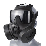 Maxbell 2xFull Face Mask Respirator CS Perspiration Face Protector Black_Gray Lens