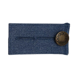 Maxbell 5xDenim Pants Extender 2 Button Hooks Elastic Waist Extenders Blue