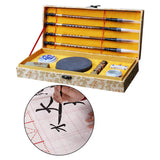 3x11 Set of Chinese Calligraphy Brush Pen Ink Set Regular Script Beginners