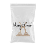 Maxbell 3xChinese Style Palace Bracket Holder Stand For Round Circular Hand Fan