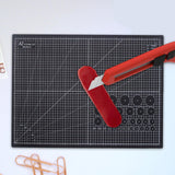 3xA1/A2/A3/A4 Cutting Mat Rotary Cutter Knife Printed Grid Craft grey black
