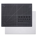 3xA1/A2/A3/A4 Cutting Mat Rotary Cutter Knife Printed Grid Craft grey black