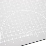 3xA1/A2/A3/A4 Cutting Mat Rotary Cutter Knife Printed Grid Craft grey black