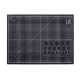 3xA1/A2/A3/A4 Cutting Mat Rotary Cutter Knife Printed Grid Craft grey black