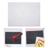 3xA1/A2/A3/A4 Cutting Mat Rotary Cutter Knife Printed Grid Craft grey black