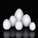 Maxbell 150pcs Modelling Styrofoam Foam Eggs Party Decoration Crafts Ornament 5cm