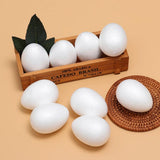 Maxbell 200pcs Modelling Styrofoam Foam Eggs Party Decoration Crafts Ornament 5cm