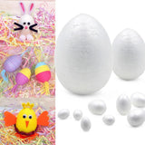 Maxbell 150pcs Modelling Styrofoam Foam Eggs Party Decoration Crafts Ornament 5cm