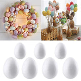 Maxbell 150pcs Modelling Styrofoam Foam Eggs Party Decoration Crafts Ornament 5cm