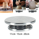 Maxbell 2x Sculpting Wheel Turntable Pottery Stand Turn for Model Building