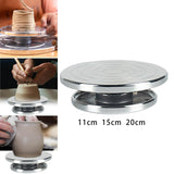 Maxbell 2x Sculpting Wheel Turntable Pottery Stand Turn for Model Building