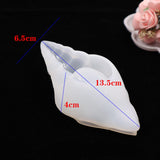 Maxbell 2x Creative Conch Shell Shape Tray Mould Storage Ornaments Container