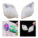 Maxbell 2x Creative Conch Shell Shape Tray Mould Storage Ornaments Container