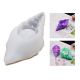 Maxbell 2x Creative Conch Shell Shape Tray Mould Storage Ornaments Container