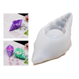 Maxbell 2x Creative Conch Shell Shape Tray Mould Storage Ornaments Container