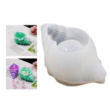 Maxbell 2x Creative Conch Shell Shape Tray Mould Storage Ornaments Container