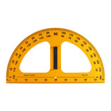 Math Geometry Ruler Large Number for School Classroom 1 Piece Protractor