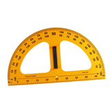 Math Geometry Ruler Large Number for School Classroom 1 Piece Protractor