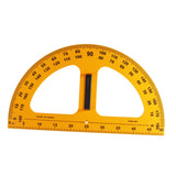 Math Geometry Ruler Large Number for School Classroom 1 Piece Protractor