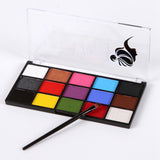 Maxbell 2xFace Body Paint palettes Facepaints Watercolor for Christmas Halloween