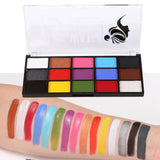 Maxbell 2xFace Body Paint palettes Facepaints Watercolor for Christmas Halloween