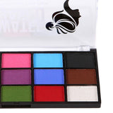 Maxbell 5xFace Body Paint palettes Facepaints Watercolor for Christmas Halloween