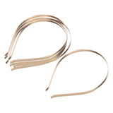 Maxbell 3x5Pcs 5mm Stainless Steel Hairbands Headwear Handicraf Ladies Girls Women gold