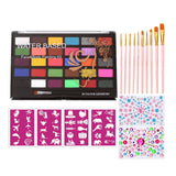 Maxbell 3xFace Body Paint Face Painting Kit for Stage Performance Cosplay Festival