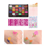 Maxbell 2xFace Body Paint Face Painting Kit for Stage Performance Cosplay Festival