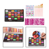 Maxbell 2xFace Body Paint Face Painting Kit for Stage Performance Cosplay Festival