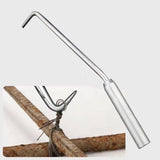 Maxbell 2xManual Rebar Wire Twisting Tool Pull Tie Wire Twisting Fence with Hook