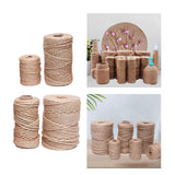 Jute Rope Hemp Rope Twisted Sisal Rope for Cat Scratching Post Toy Repairing 3mm - Aladdin Shoppers