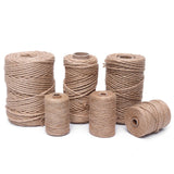 Jute Rope Hemp Rope Twisted Sisal Rope for Cat Scratching Post Toy Repairing 3mm - Aladdin Shoppers