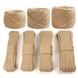 Jute Rope Hemp Rope Twisted Sisal Rope for Cat Scratching Post Toy Repairing 3mm - Aladdin Shoppers