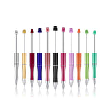 Maxbell 2x20 Pieces Bead Pen Printable Beaded Pen for Stationery Journaling Supplies