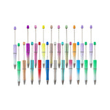 Maxbell 2x20 Pieces Bead Pen Printable Beaded Pen for Stationery Journaling Supplies