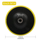 Maxbell Sanding Disc Backing Pad Polisher Sander Backing Pad for Drill Lightweight 6inch 153mm M14
