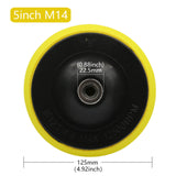 Maxbell Sanding Disc Backing Pad Polisher Sander Backing Pad for Drill Lightweight 5inch 125mm M14