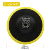Maxbell Sanding Disc Backing Pad Polisher Sander Backing Pad for Drill Lightweight 5inch 125mm M10