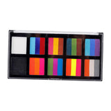 Maxbell 3xFace Body Paint Set Painting Palette Supplies for Halloween Makeup Christmas