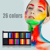 Maxbell 4xFace Body Paint Set Painting Palette Supplies for Halloween Makeup Christmas