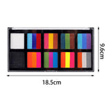 Maxbell 2xFace Body Paint Set Painting Palette Supplies for Halloween Makeup Christmas