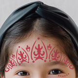 Maxbell 4xFace Paint Stencils for Kids Reusable Durable for Halloween Holidays Cosplay