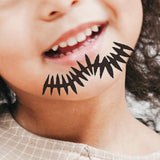 Maxbell 4xFace Paint Stencils for Kids Reusable Durable for Halloween Holidays Cosplay