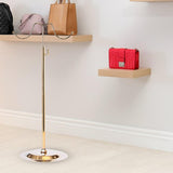 Maxbell 2xHandbag Display Stand Multifunctional Bags Display Holder with Hanging Hook Gold