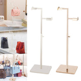 Maxbell 2xHandbag Display Stand Bag Display Rack Holder with Hanging Hook Adjustable